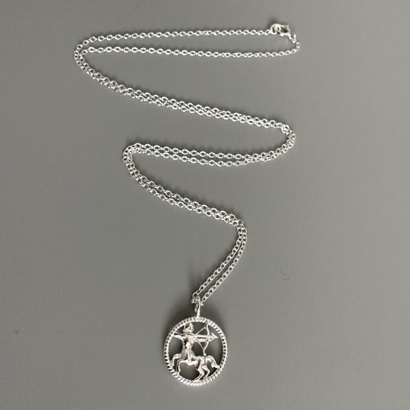 Sterling Silver Sagittarius Necklace - Picture 9 of 9